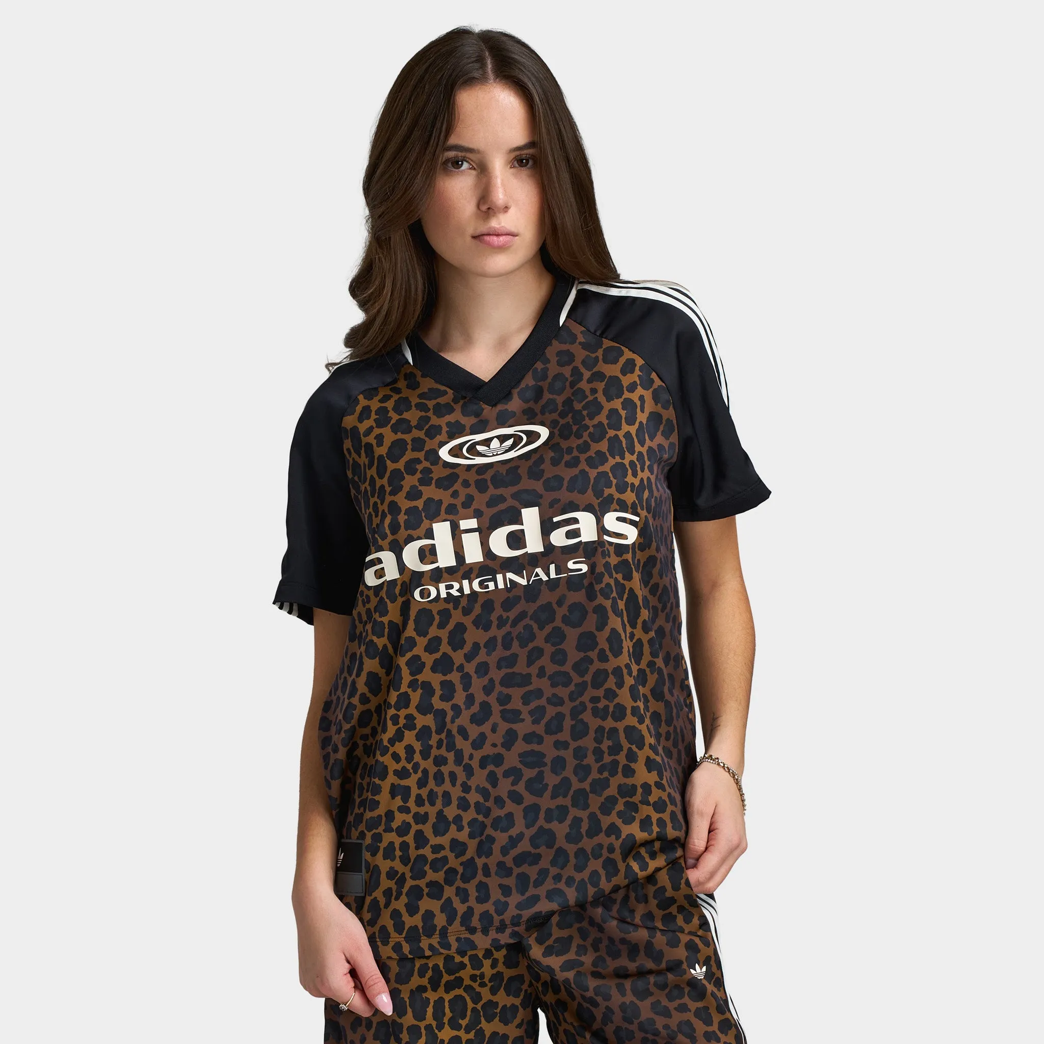 adidas Women's Satin Football Jersey / Leopard sold by JD Sports