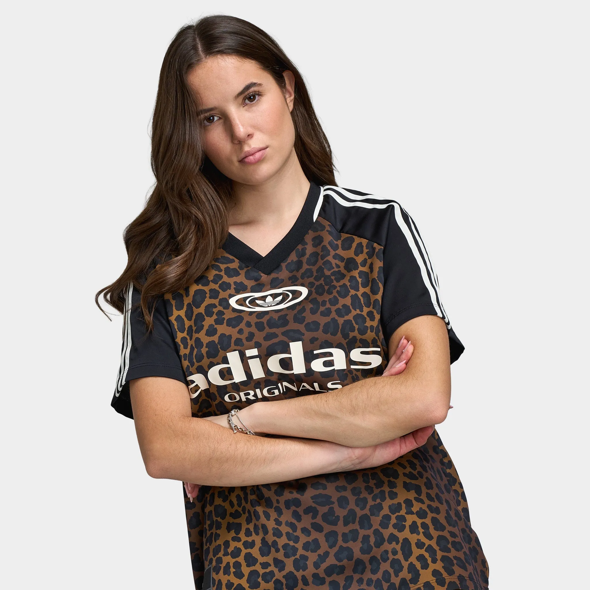 adidas Women's Satin Football Jersey / Leopard sold by JD Sports product image thumbnail 3