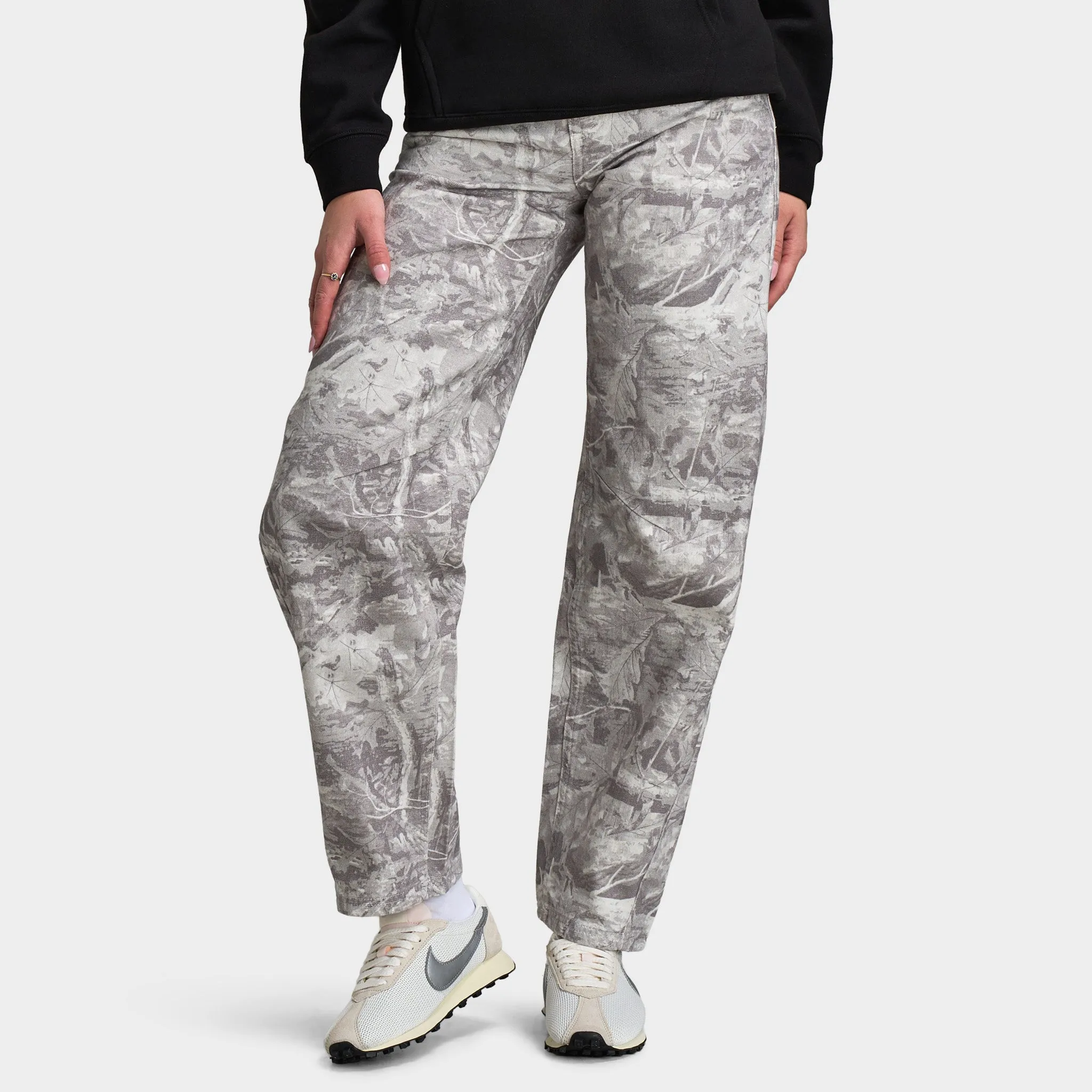 Unlike Humans Women's Baggy Jeans / Real Tree Camo Wash sold by JD Sports