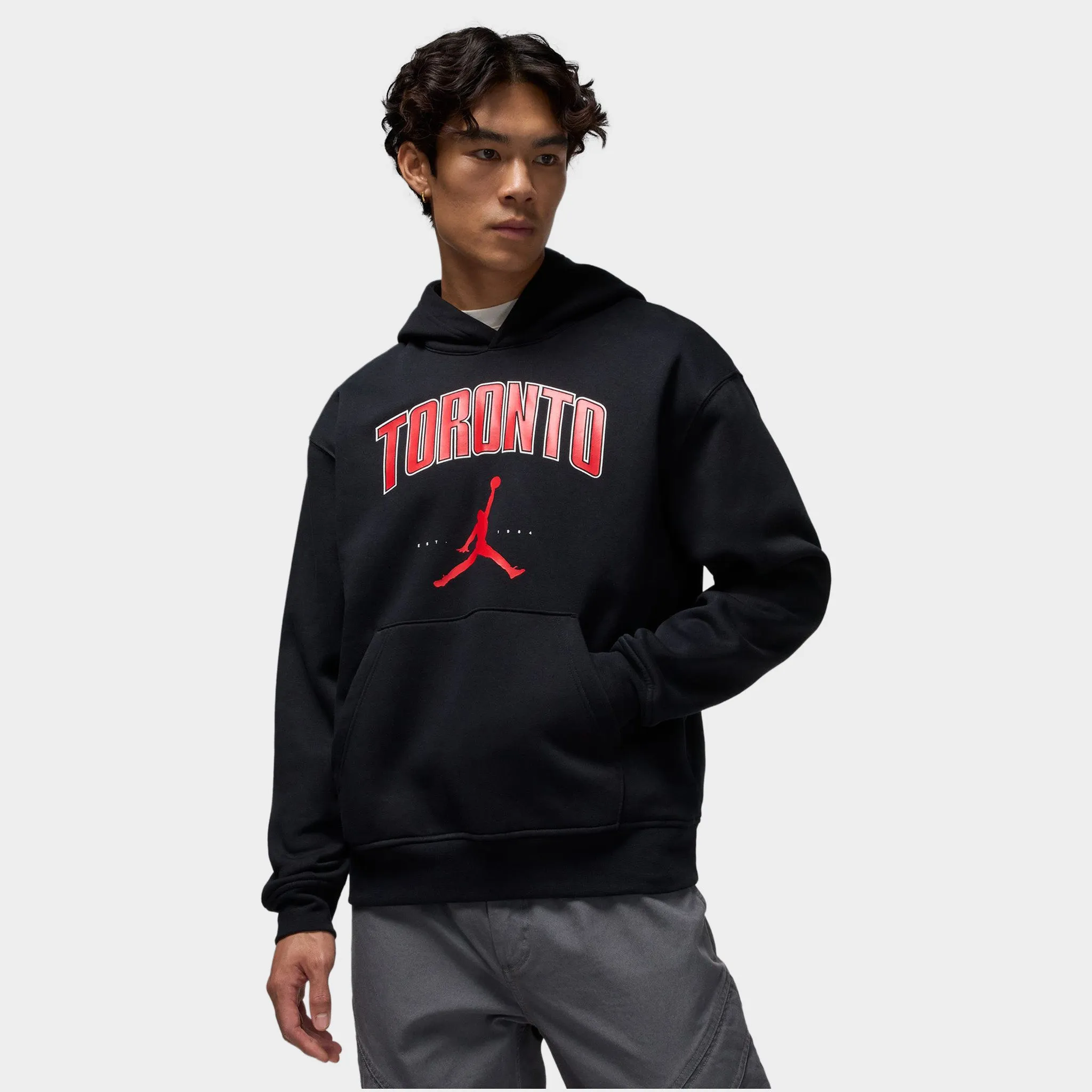 Jordan Toronto Fleece Pullover Hoodie / Black sold by JD Sports