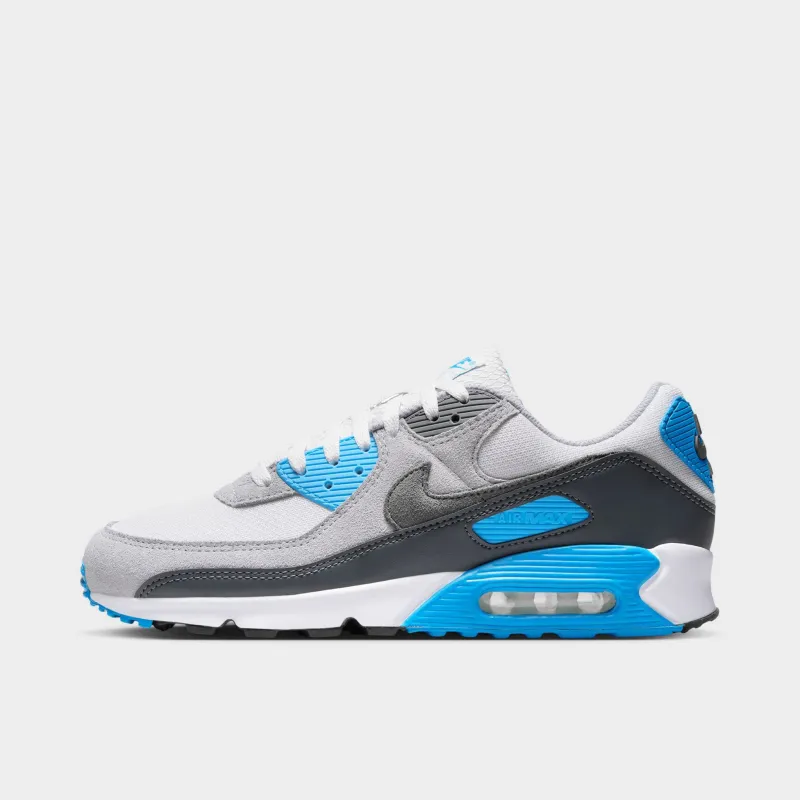 Nike Air Max 90 White / Blue / Grey sold by JD Sports