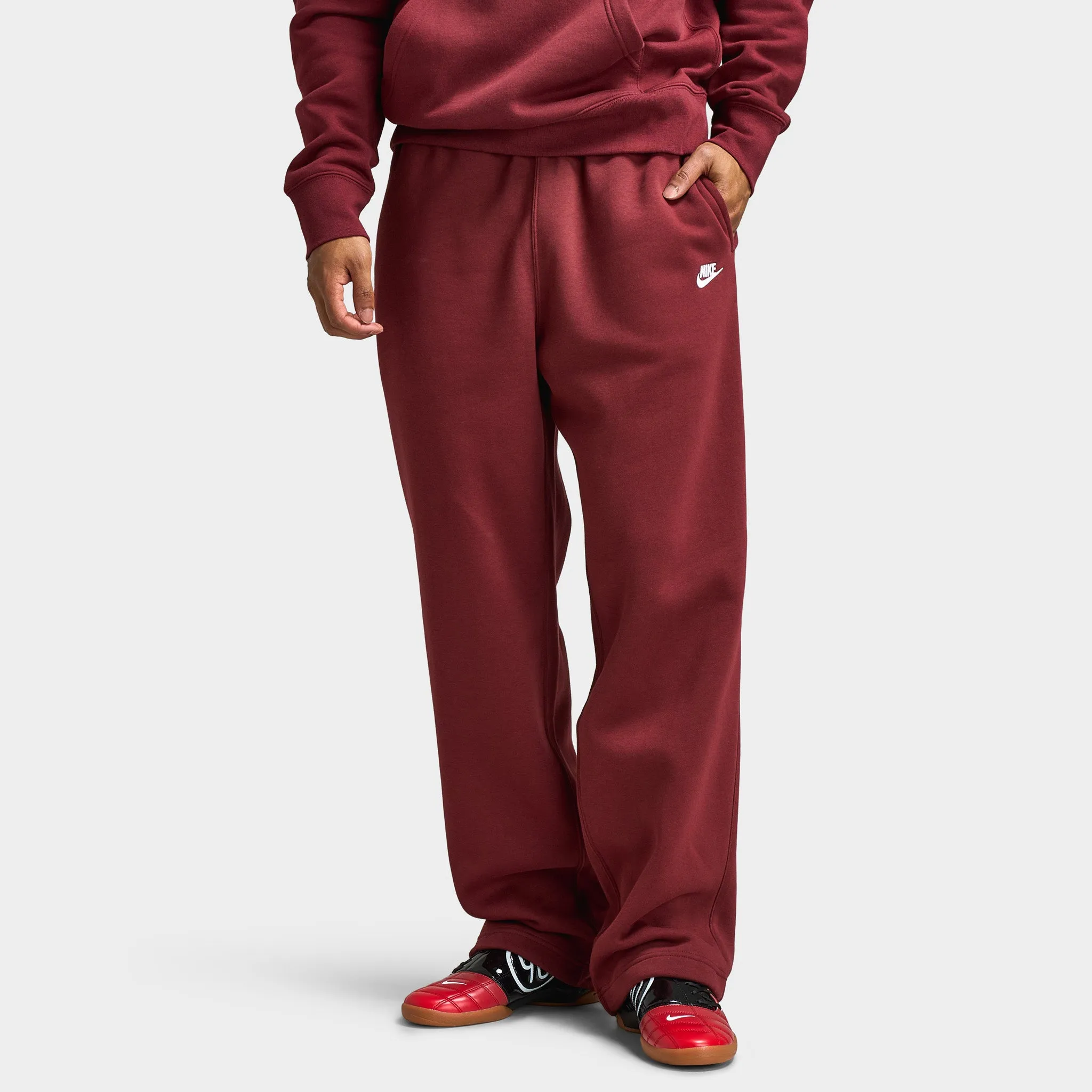 Nike Sportswear Fleece Bungee Pants / Dark Team Red sold by JD Sports