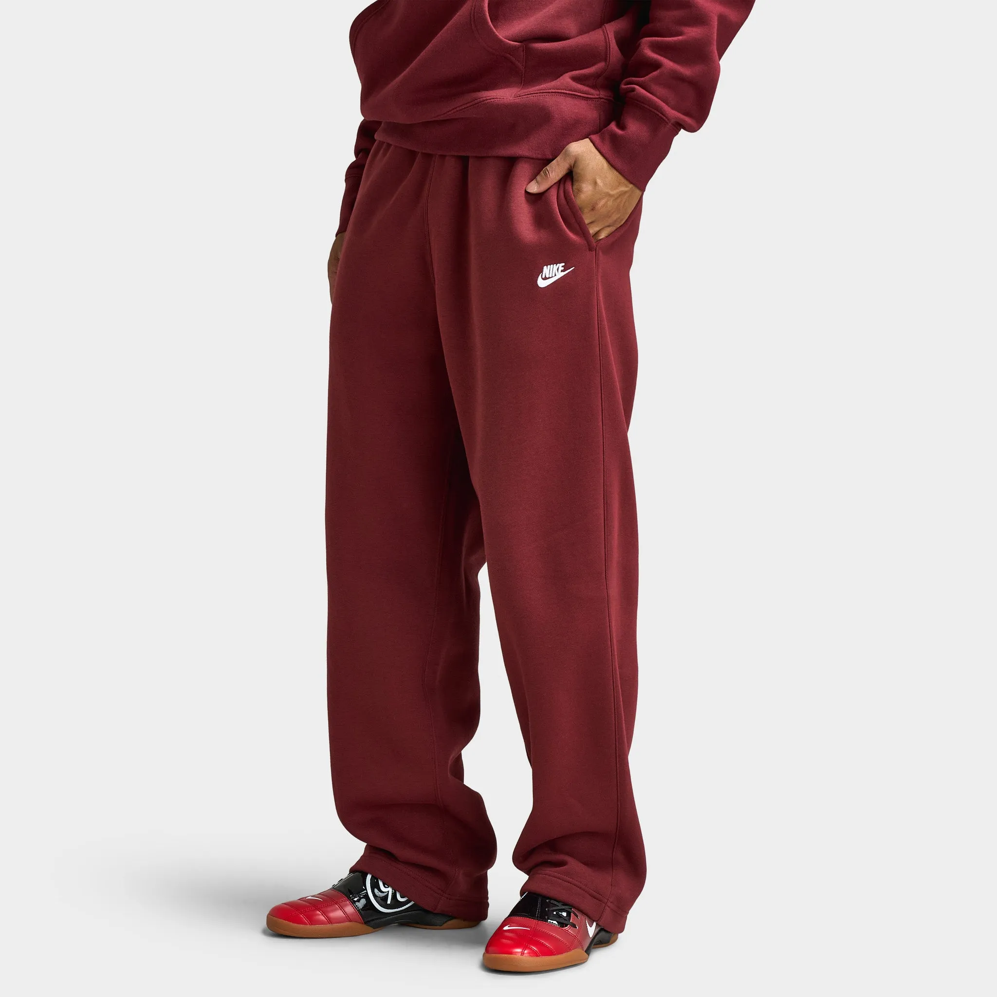 Nike Sportswear Fleece Bungee Pants / Dark Team Red sold by JD Sports product image thumbnail 3