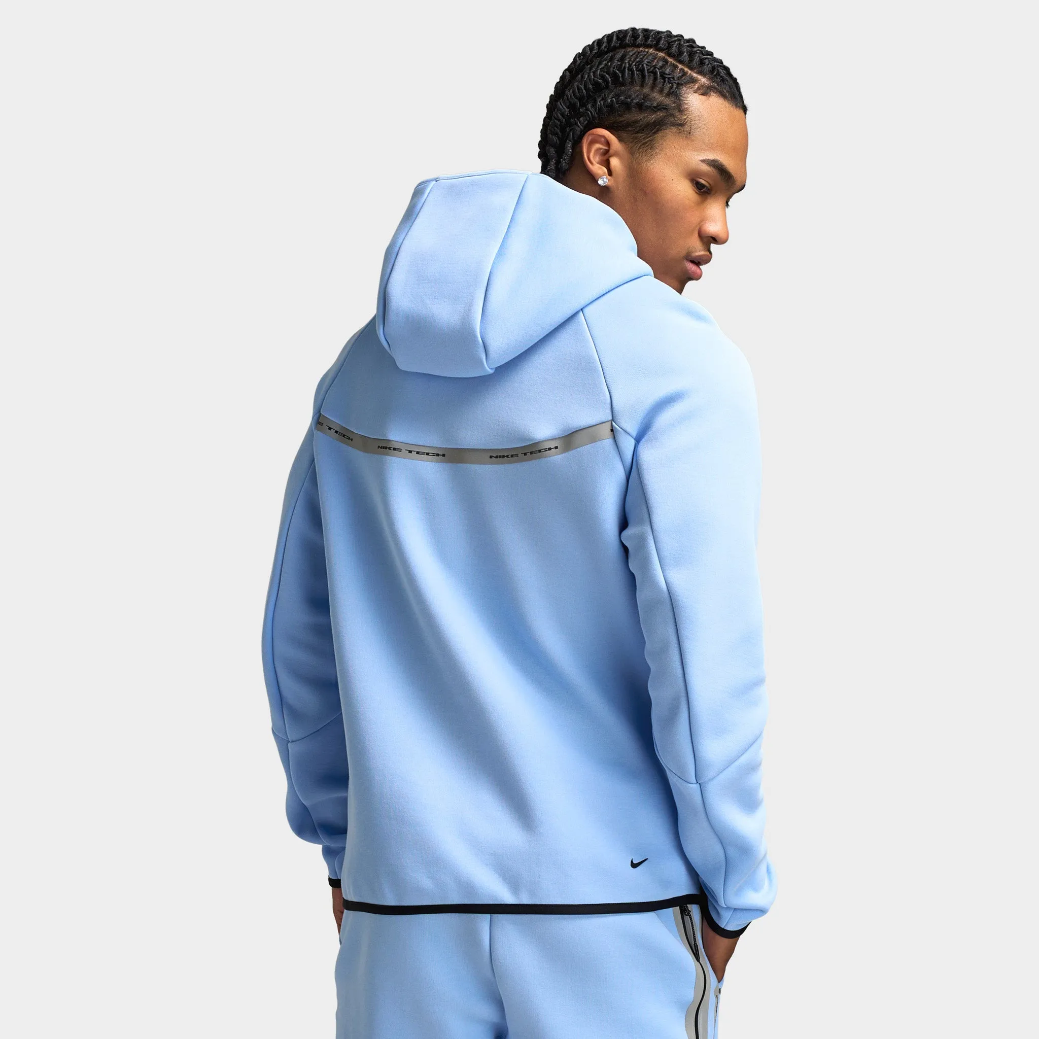 Nike Sportswear Tech Fleece Hoodie Reflective / Blue sold by JD Sports product image thumbnail 2