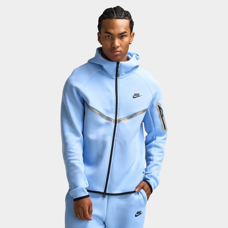 Nike Sportswear Tech Fleece Hoodie Reflective / Blue sold by JD Sports