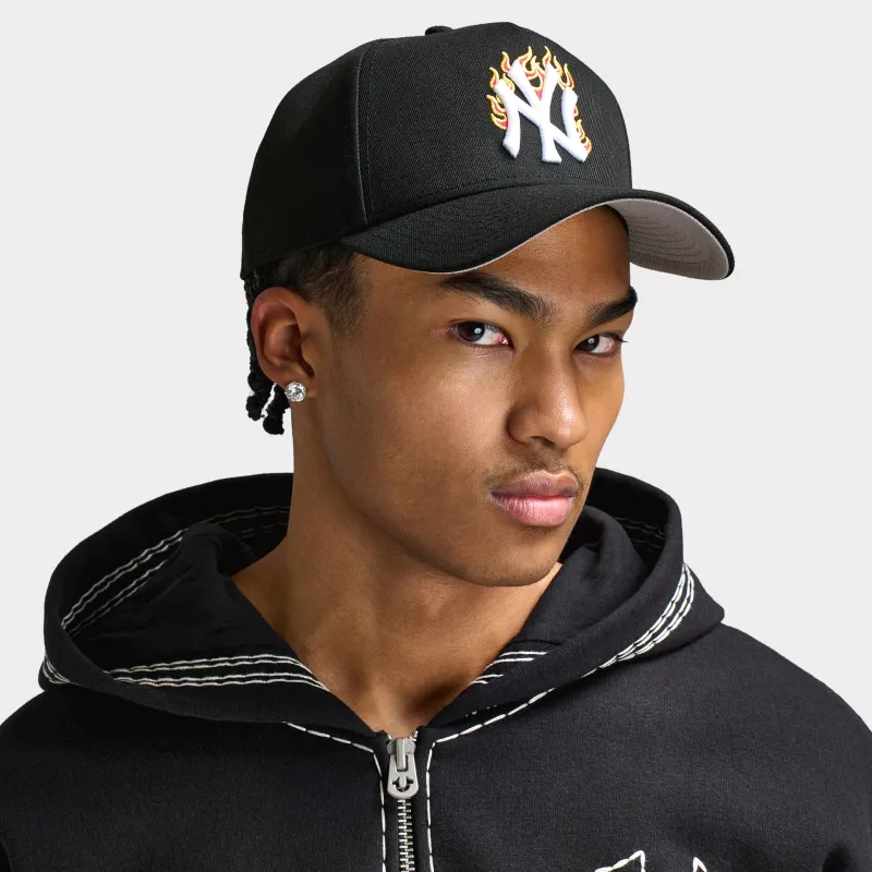 New Era New York Yankees Flames 9FORTY AF / Black made by New Era