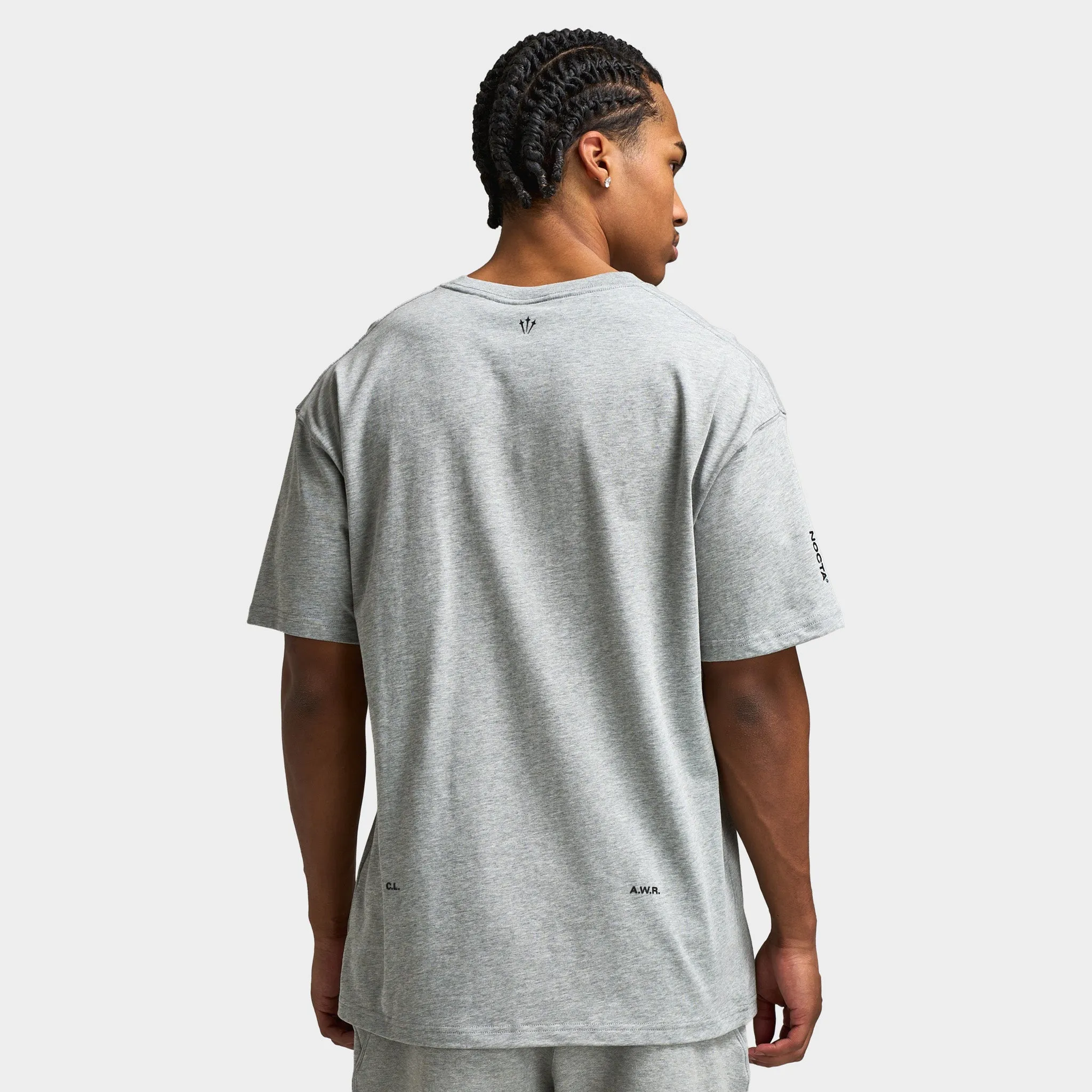 Nike NOCTA CS T-Shirt Dark Grey Heather / Black sold by JD Sports product image thumbnail 2