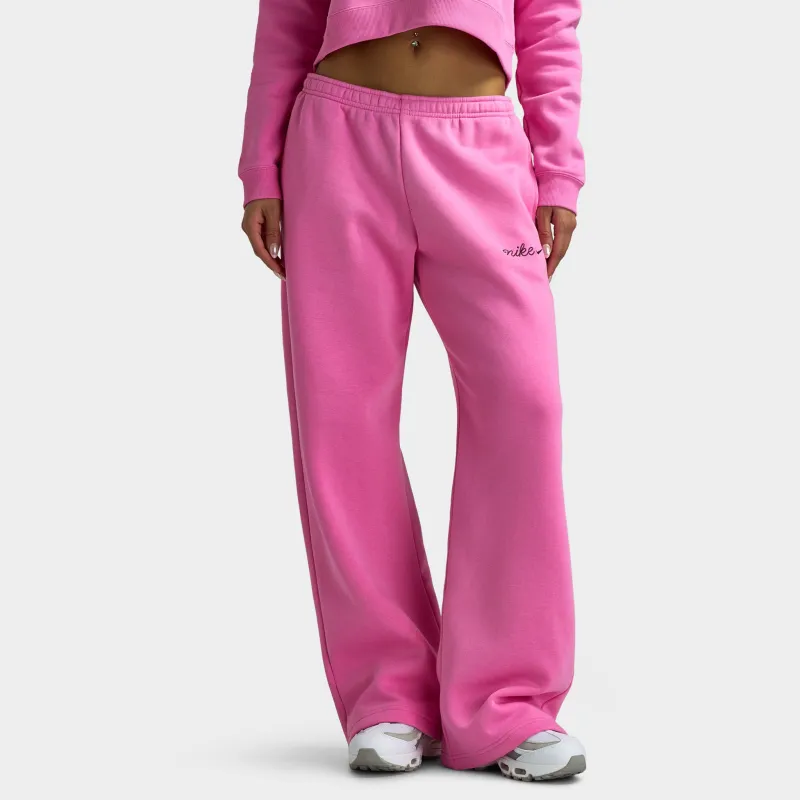 Nike Sportswear Phoenix Fleece Straight Leg Pants / Playful Pink made by Nike
