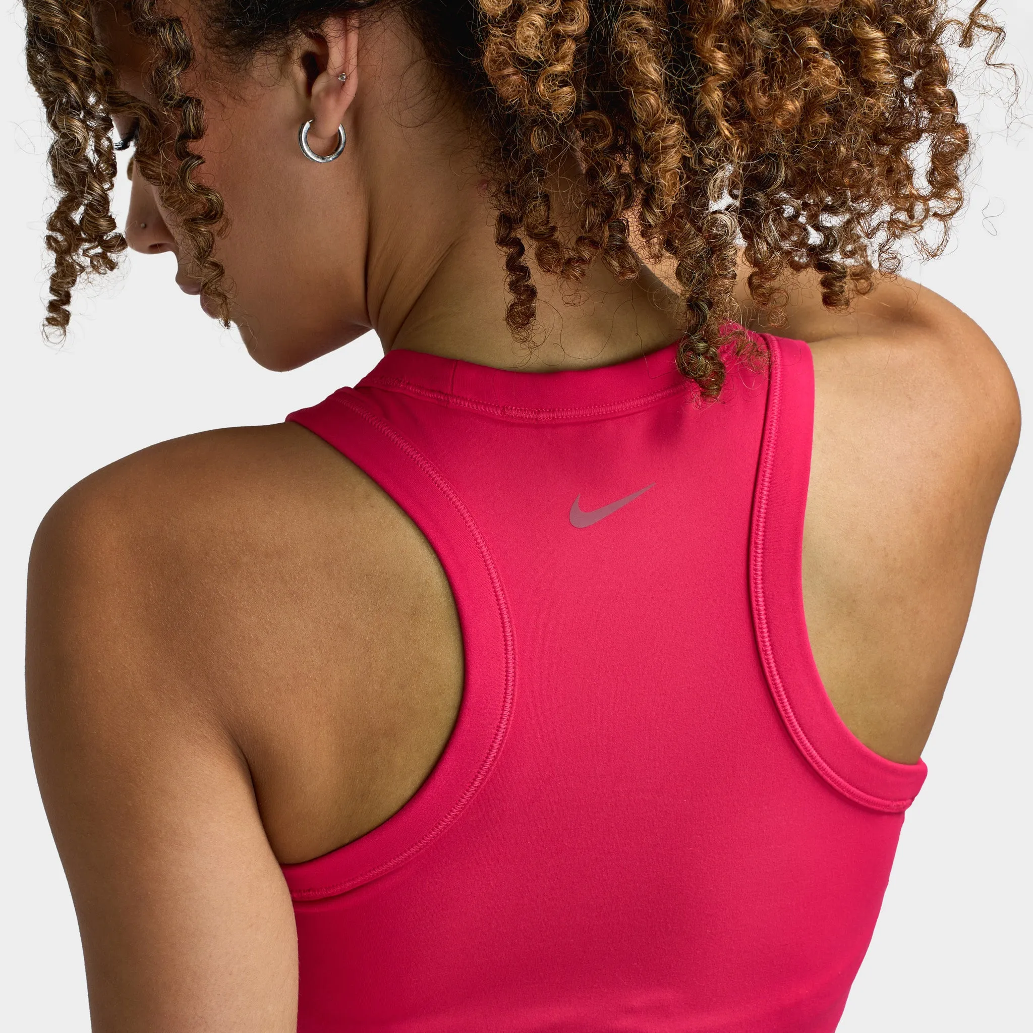 Nike One Women's Dri-FIT Cropped Tank Top / Rush Pink sold by JD Sports product image thumbnail 4