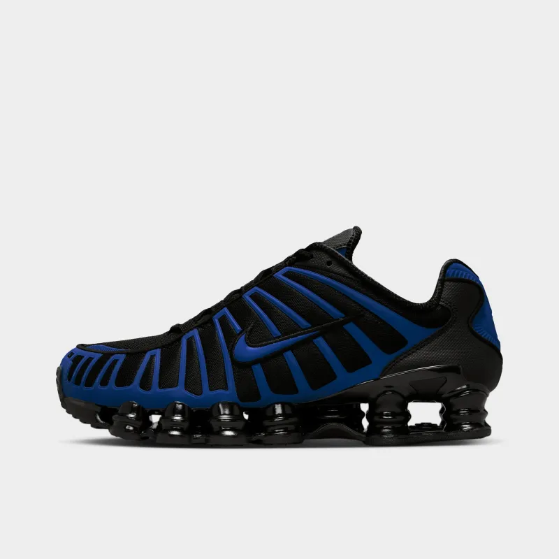 Nike Shox TL Black / Court Blue - Metallic Silver sold by JD Sports