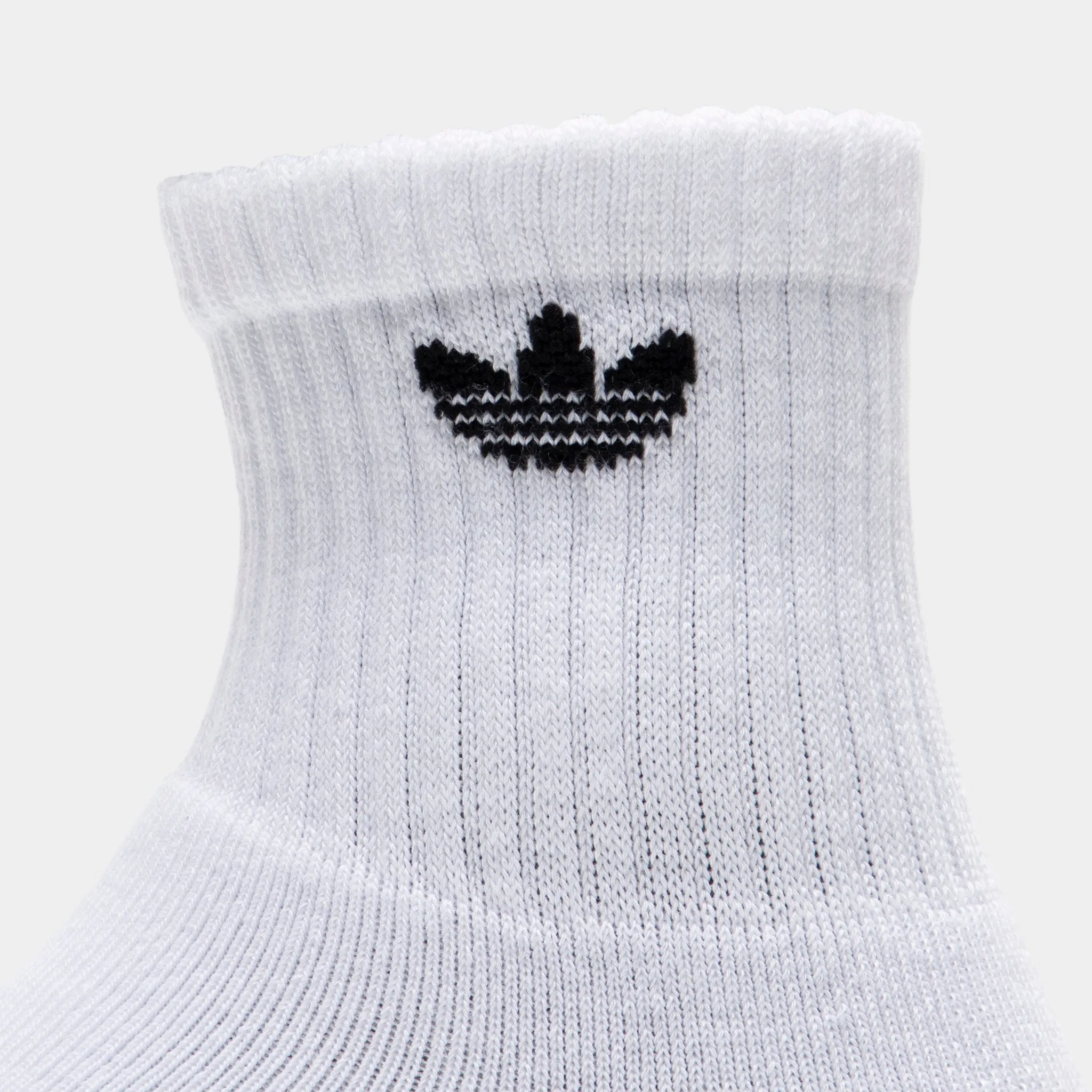 adidas Originals Trefoil 2.0 Quarter Socks / White (6-Pack) sold by JD Sports product image thumbnail 2