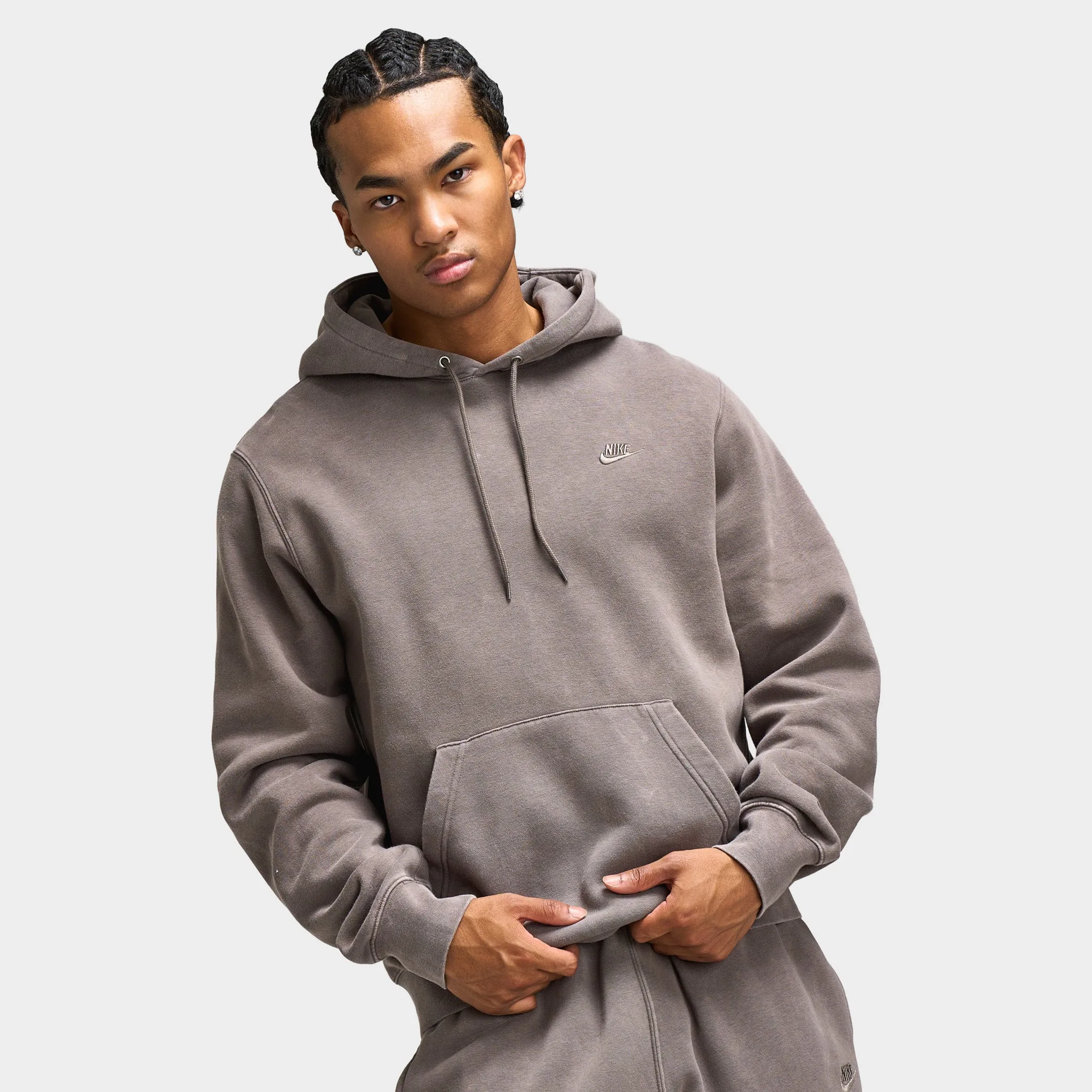 Nike CWash Club Basketball Hoodie / Cave Stone sold by JD Sports product image thumbnail 4