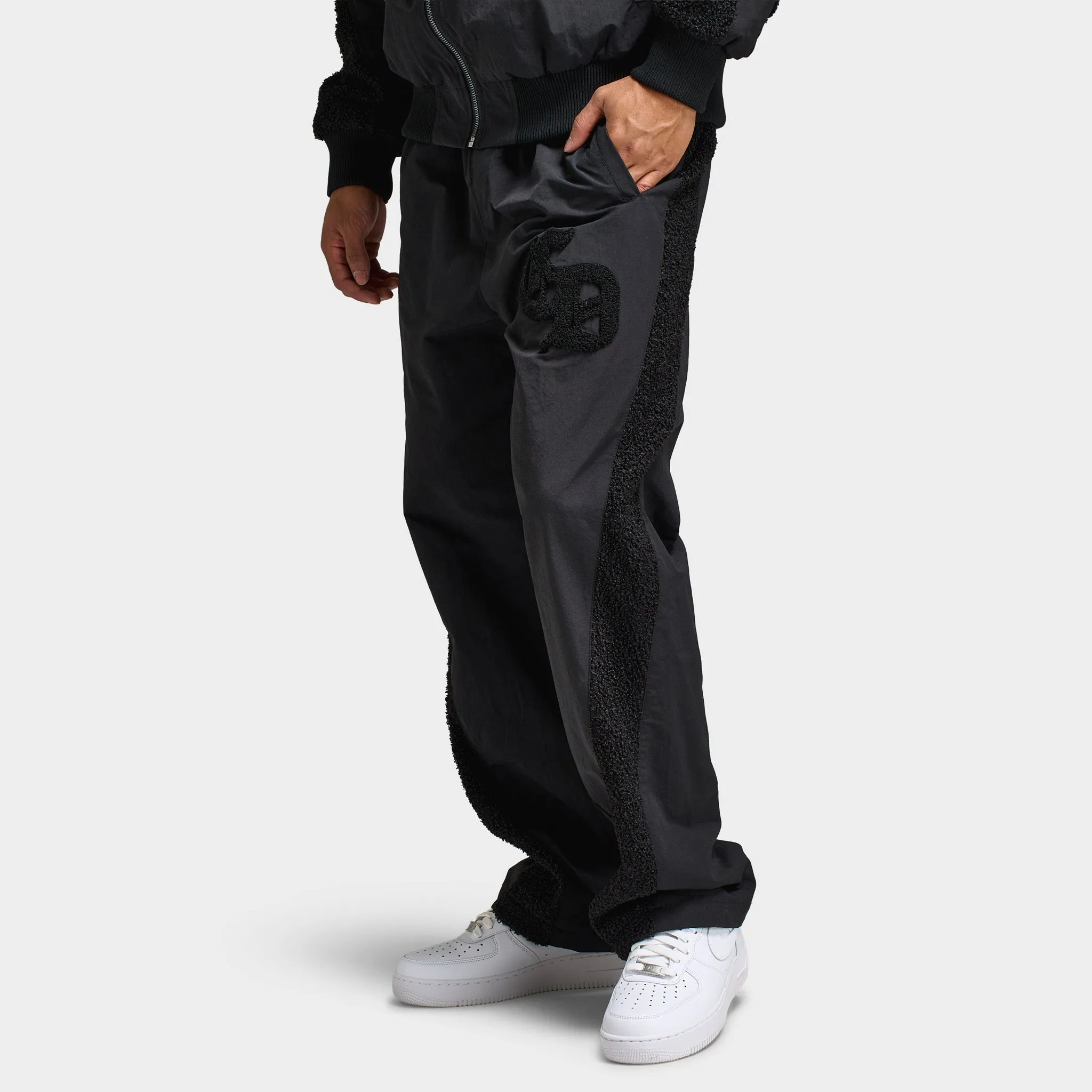 Criminal Damage Micro Sherpa and Nylon Track Pant / Black sold by JD Sports product image thumbnail 4