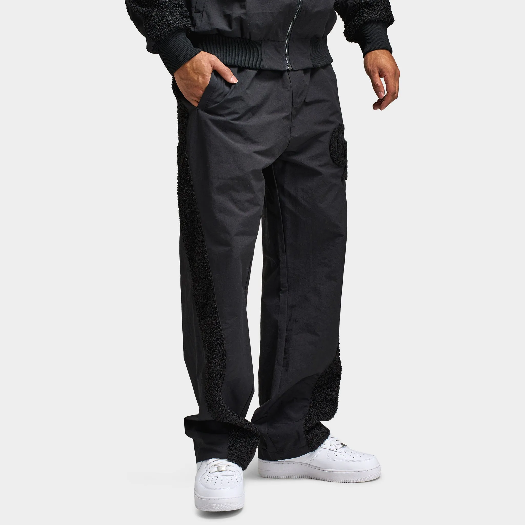 Criminal Damage Micro Sherpa and Nylon Track Pant / Black sold by JD Sports product image thumbnail 3