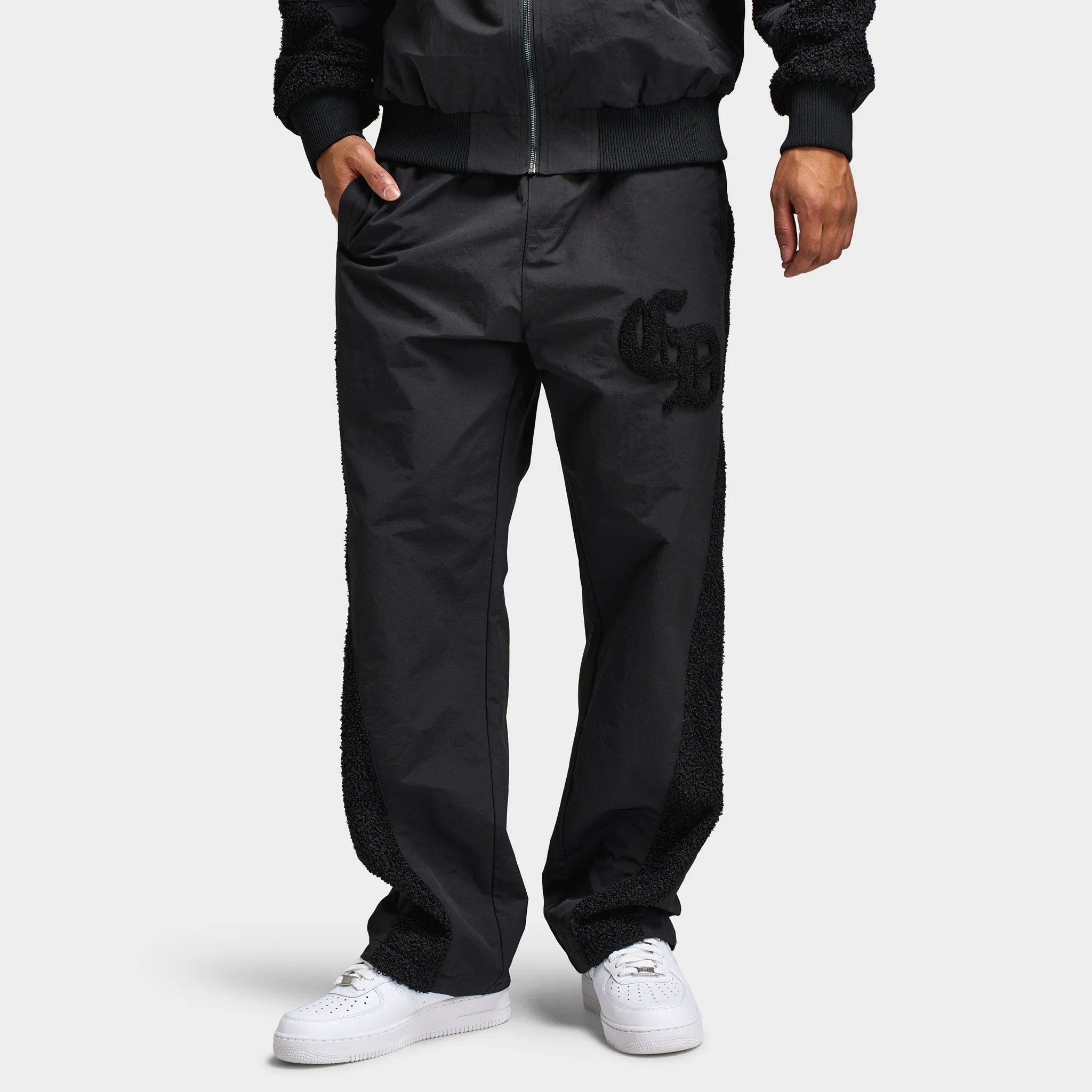 Criminal Damage Micro Sherpa and Nylon Track Pant / Black sold by JD Sports