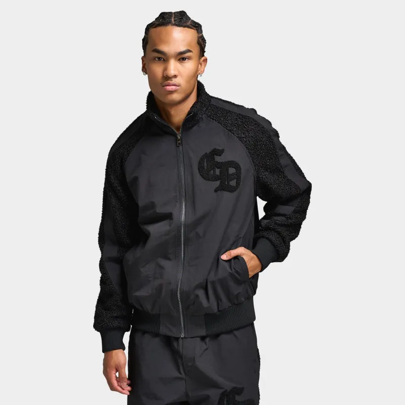 Criminal Damage Micro Sherpa and Nylon Track Jacket / Black sold by JD Sports