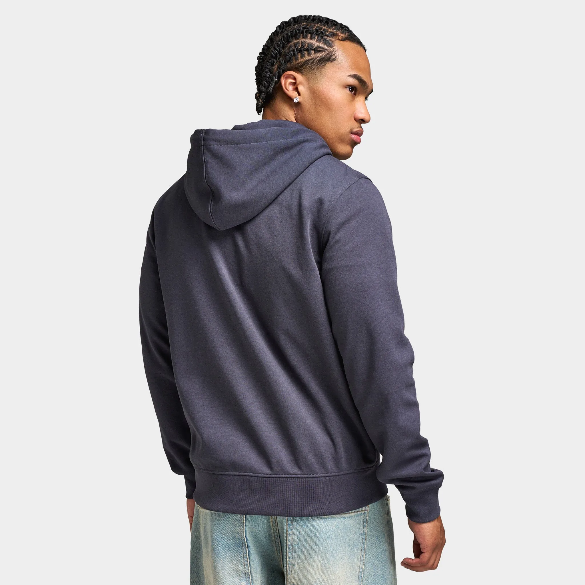 Lacoste Classic Fit Lightweight Double Face Full-Zip Hoodie / Graphite sold by JD Sports product image thumbnail 2