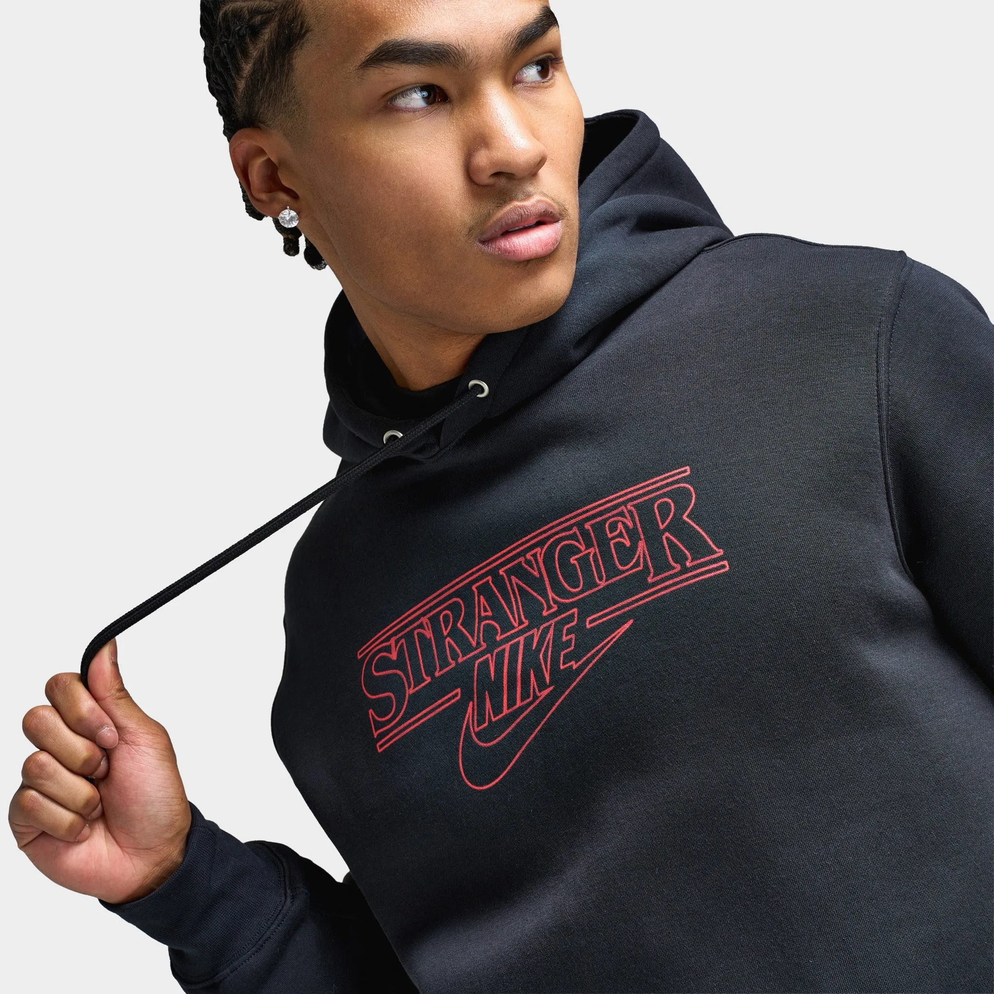 Nike Energy Stranger Things 5 Club Hoodie / Black sold by JD Sports product image thumbnail 4