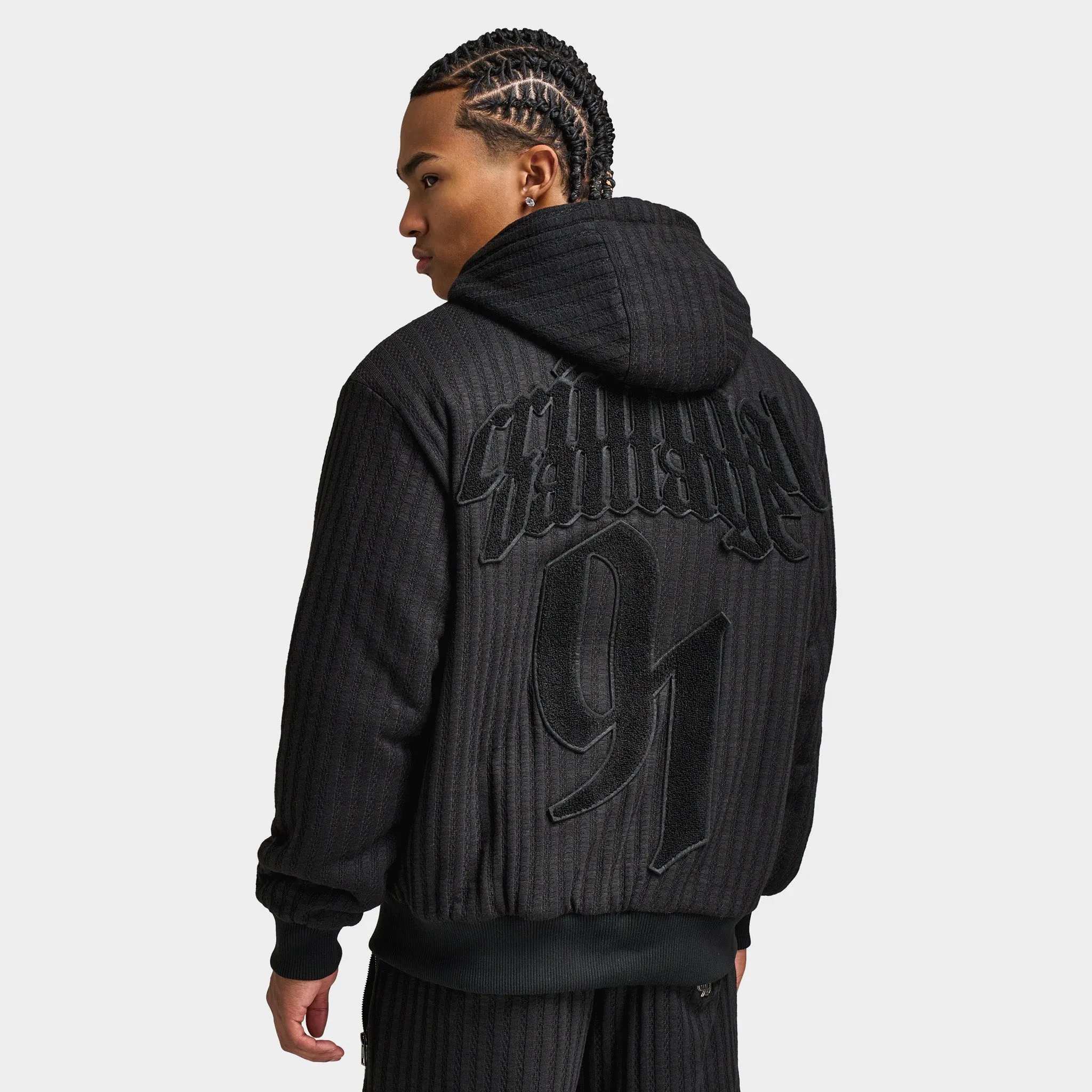 Criminal Damage Stanford Knitted Hoodie / Black sold by JD Sports product image thumbnail 2