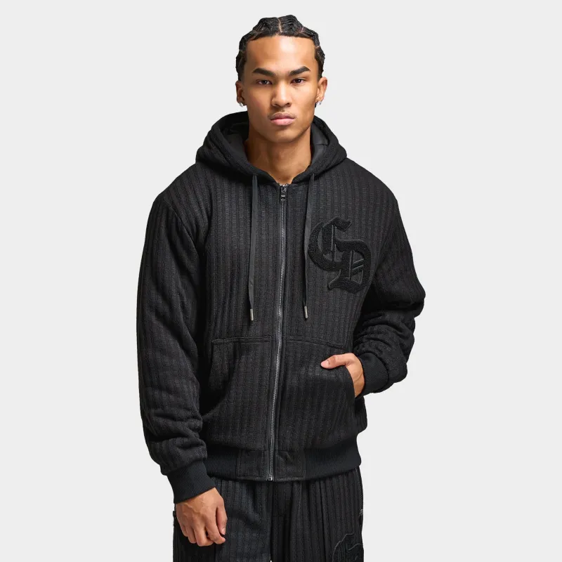 Criminal Damage Stanford Knitted Hoodie / Black made by Criminal Damage