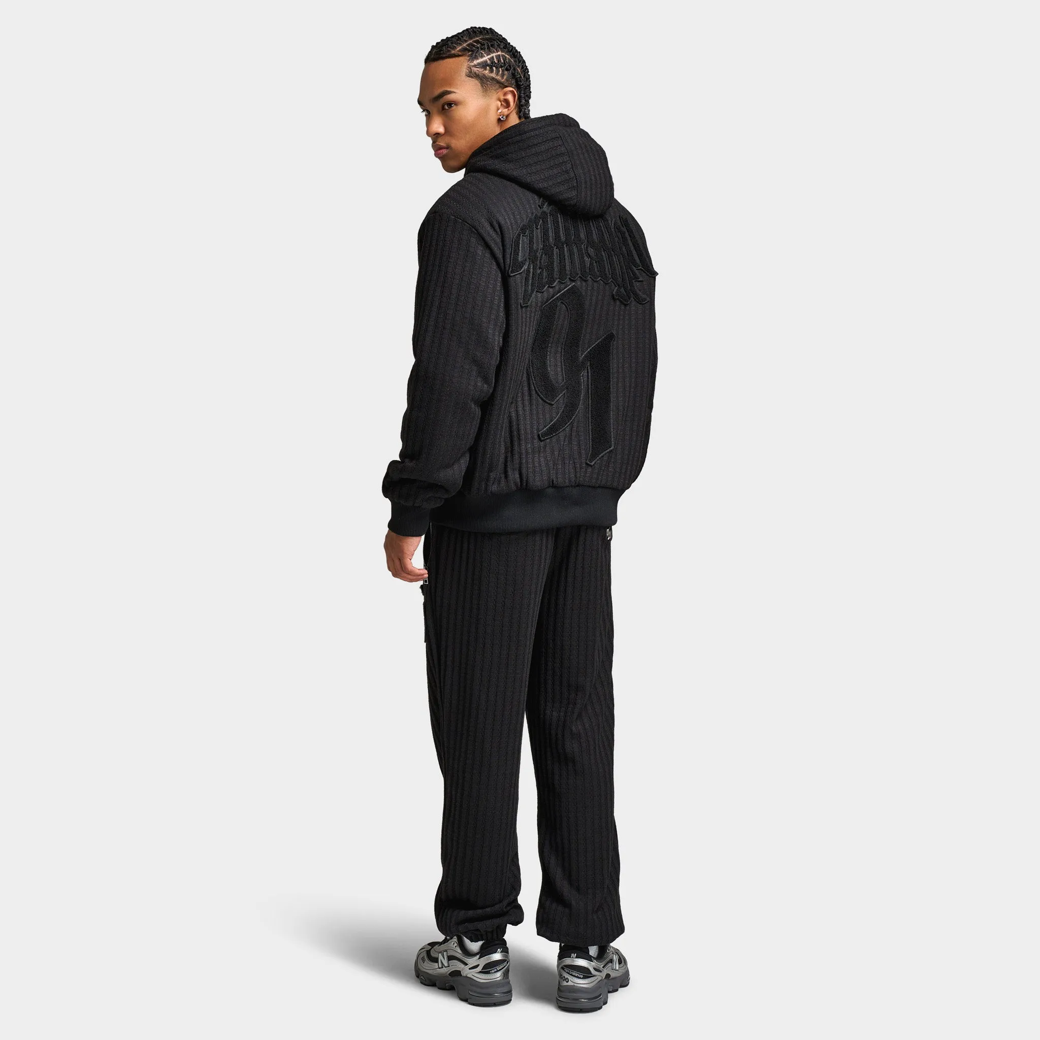 Criminal Damage Stanford Knitted Hoodie / Black sold by JD Sports product image thumbnail 5