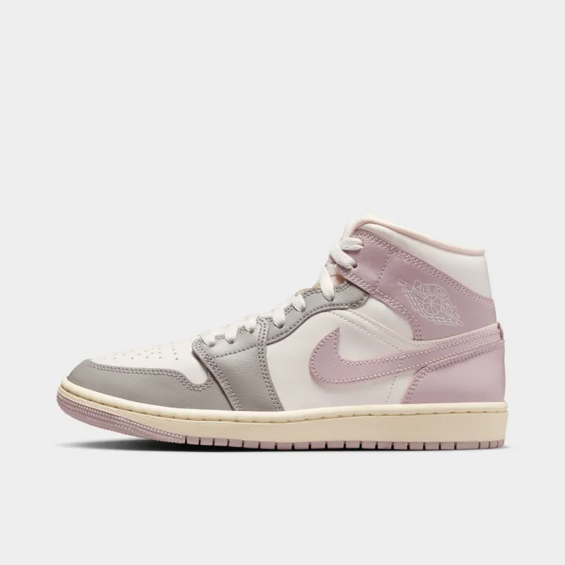 Jordan Women's 1 Mid Sail / Particle Rose - Enigma Stone sold by JD Sports