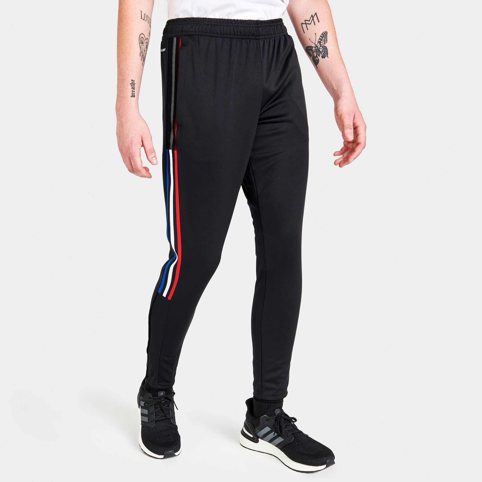 adidas Tiro Track Pants Black / Royal Blue - Vivid Red sold by JD Sports