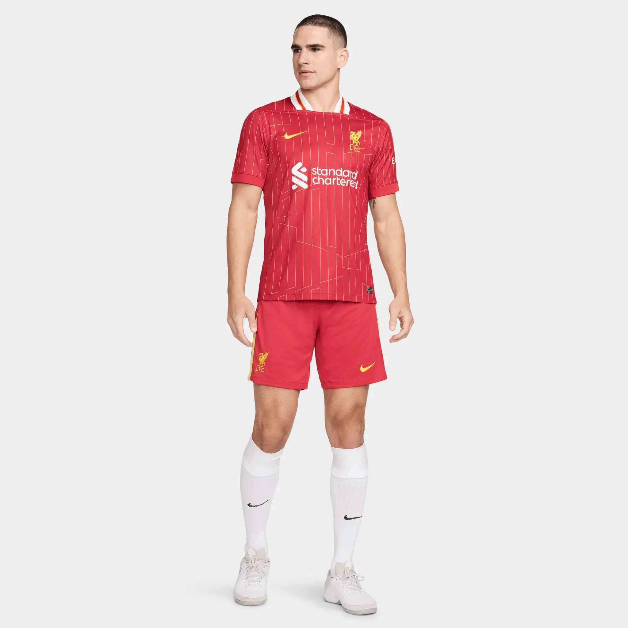 Nike Dri-FIT Liverpool FC Soccer Jersey Gym Red / White - Chrome Yellow sold by JD Sports product image thumbnail 4