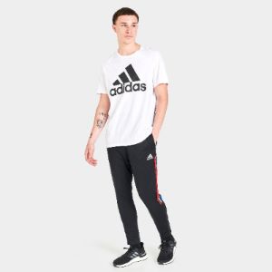 adidas Tiro Track Pants Black / Royal Blue - Vivid Red sold by JD Sports