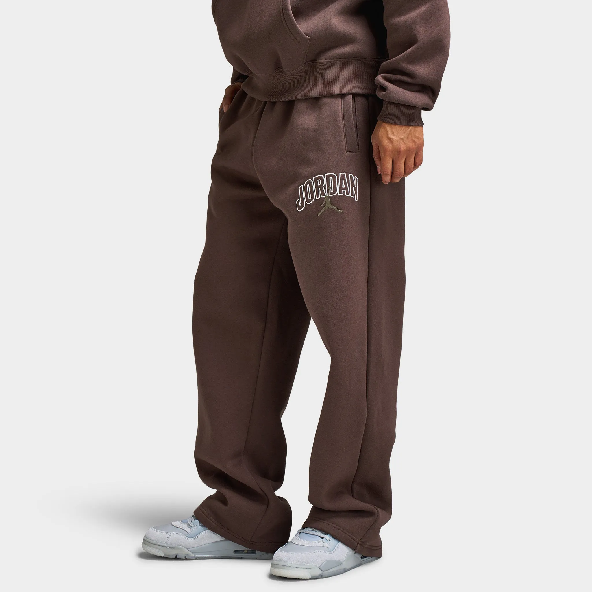 Jordan Brooklyn Fleece Oversized Open Hem Pants / Baroque Brown sold by JD Sports product image thumbnail 3