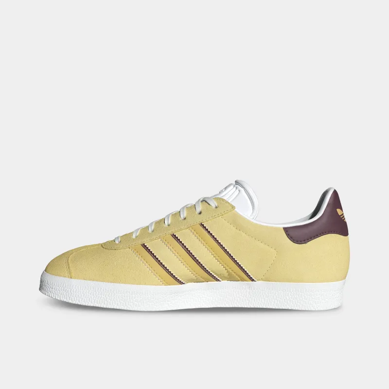 adidas Women's Gazelle Almost Yellow / Oat - Maroon sold by JD Sports