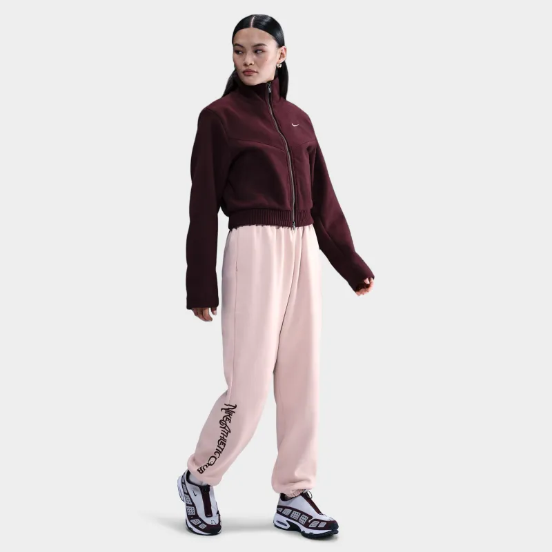 Nike Sportswear Women's Fleece Highrise Pants Silt Red / Burgundy Crush sold by JD Sports