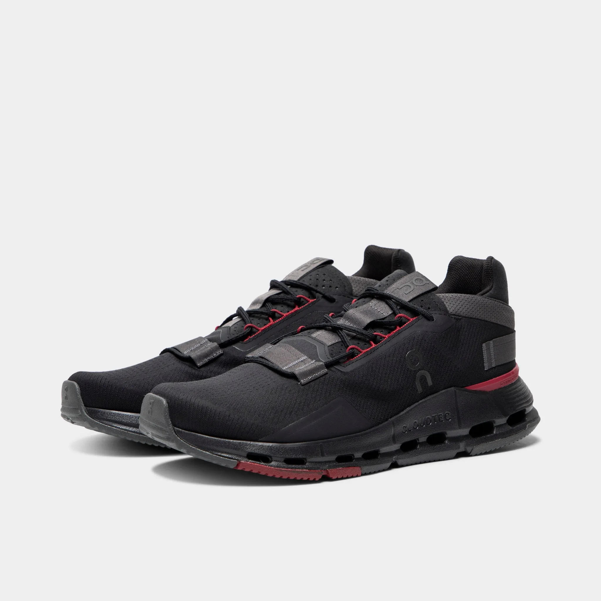 On Cloudnova Black / Red sold by JD Sports product image thumbnail 2