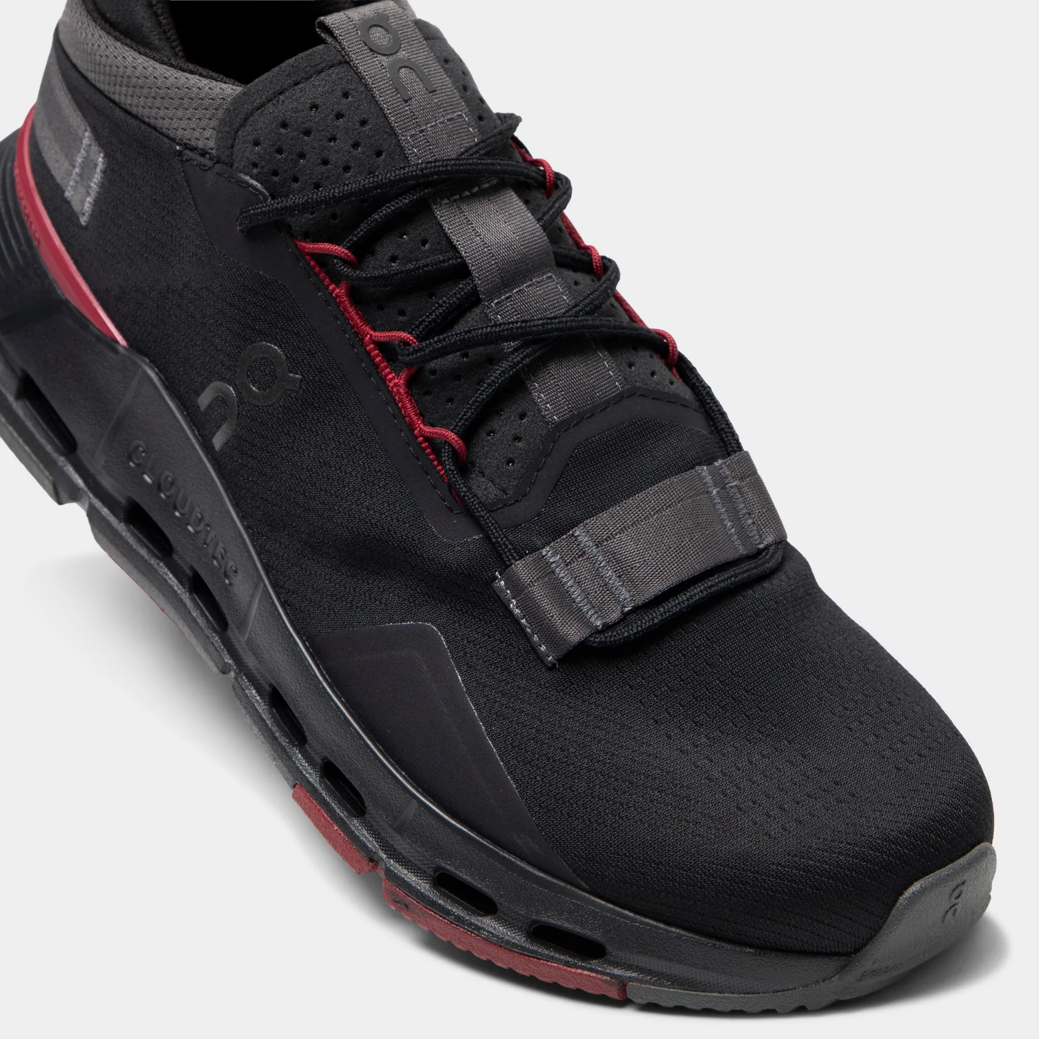 On Cloudnova Black / Red sold by JD Sports product image thumbnail 3