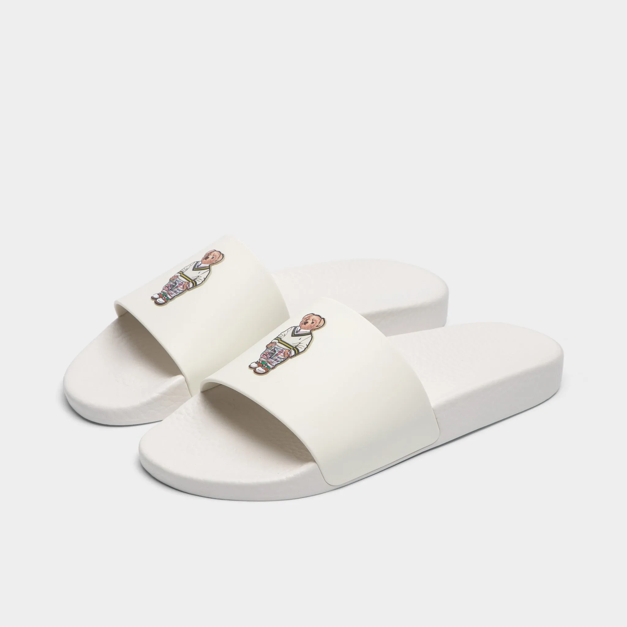Ralph Lauren Polo Slides / White Bear sold by JD Sports product image thumbnail 2