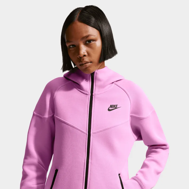Nike Sportswear Women's Tech Fleece Fullzip Hoodie / Light Magenta sold by JD Sports