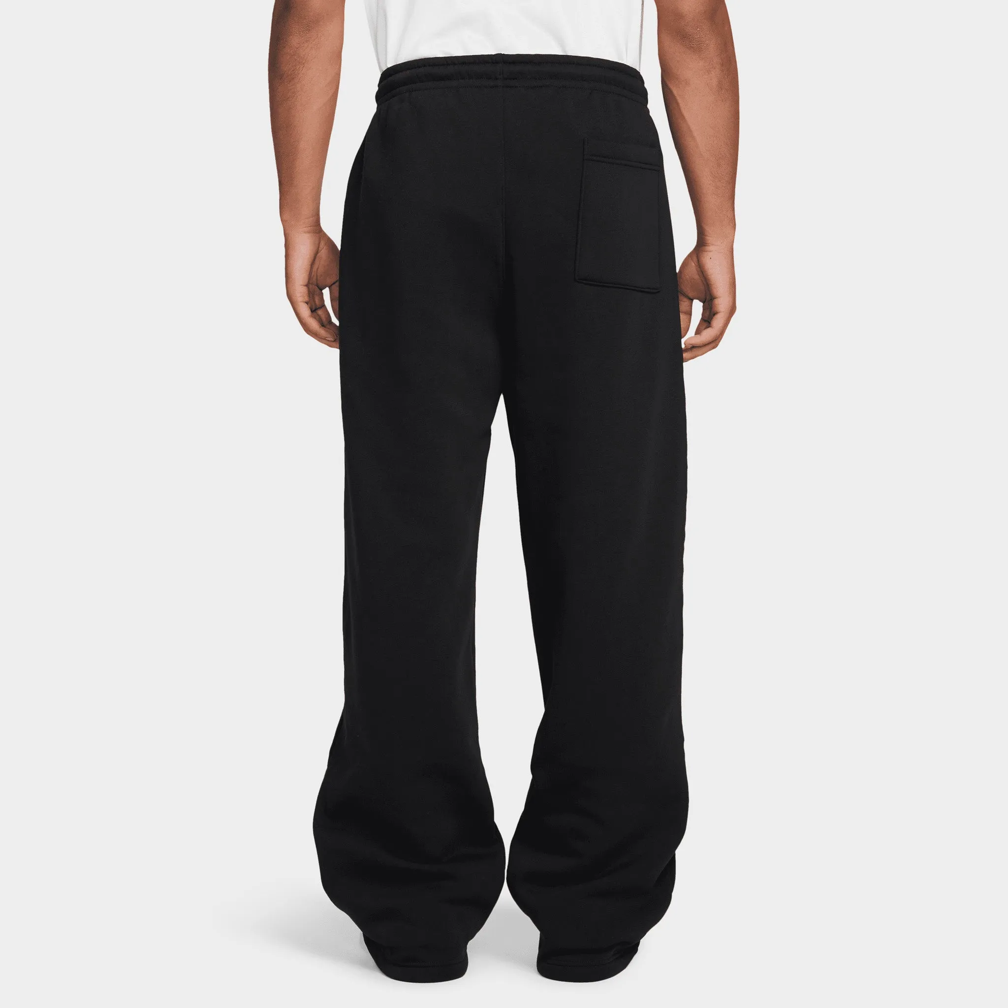 Jordan Brooklyn Fleece Oversized Open Hem Pants / Black sold by JD Sports product image thumbnail 2