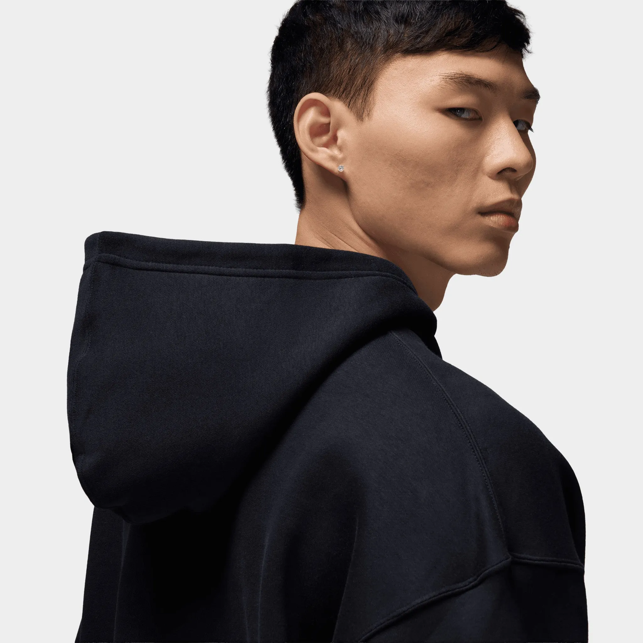 Jordan Brooklyn Oversized Hoodie / Black sold by JD Sports product image thumbnail 4