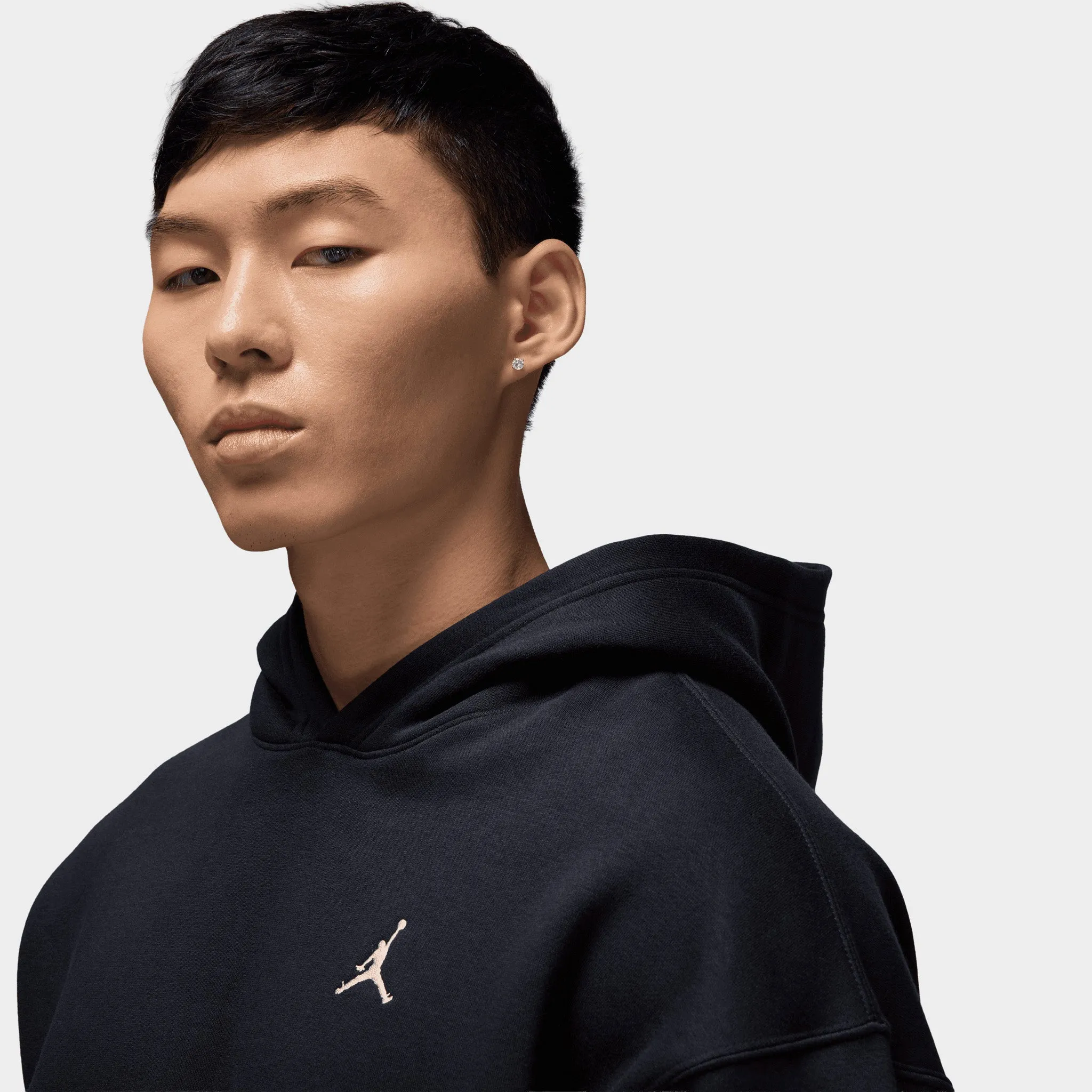 Jordan Brooklyn Oversized Hoodie / Black sold by JD Sports product image thumbnail 3