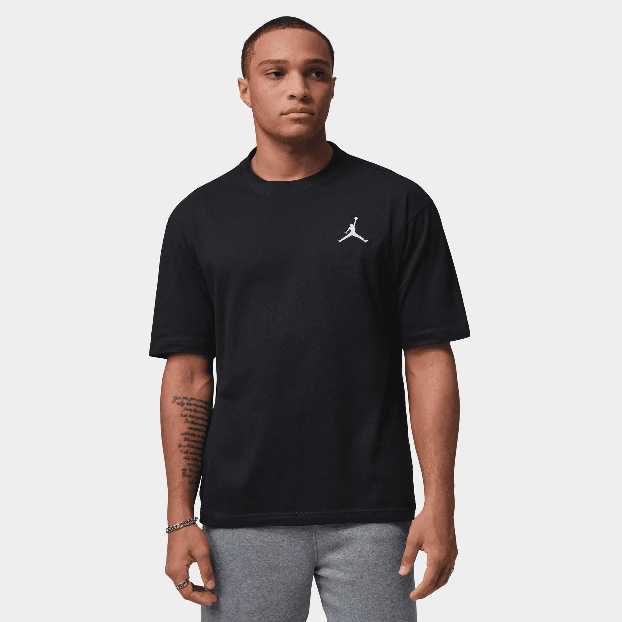 Jordan Embroidered Jumpman Tee / Black sold by JD Sports