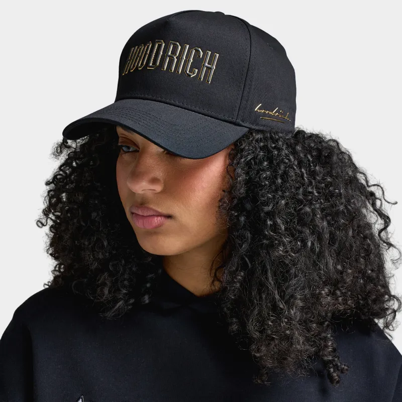 Hoodrich Coupe 5 Panel Cap Black / Gold sold by JD Sports