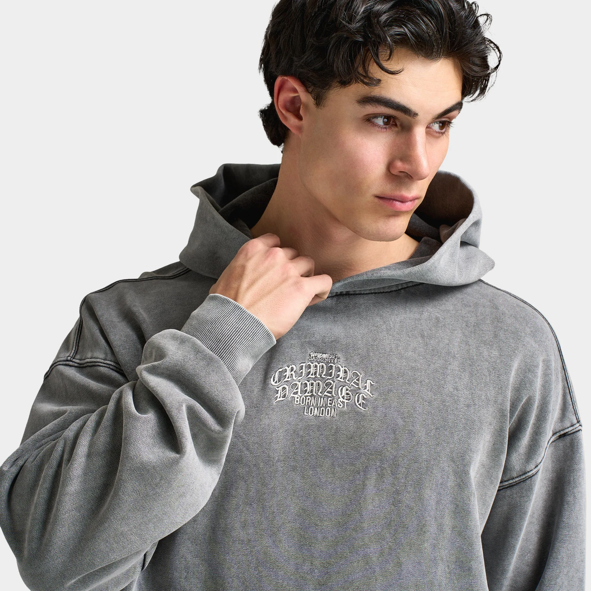 Criminal Damage Logo Mania Hoodie / Black sold by JD Sports product image thumbnail 3