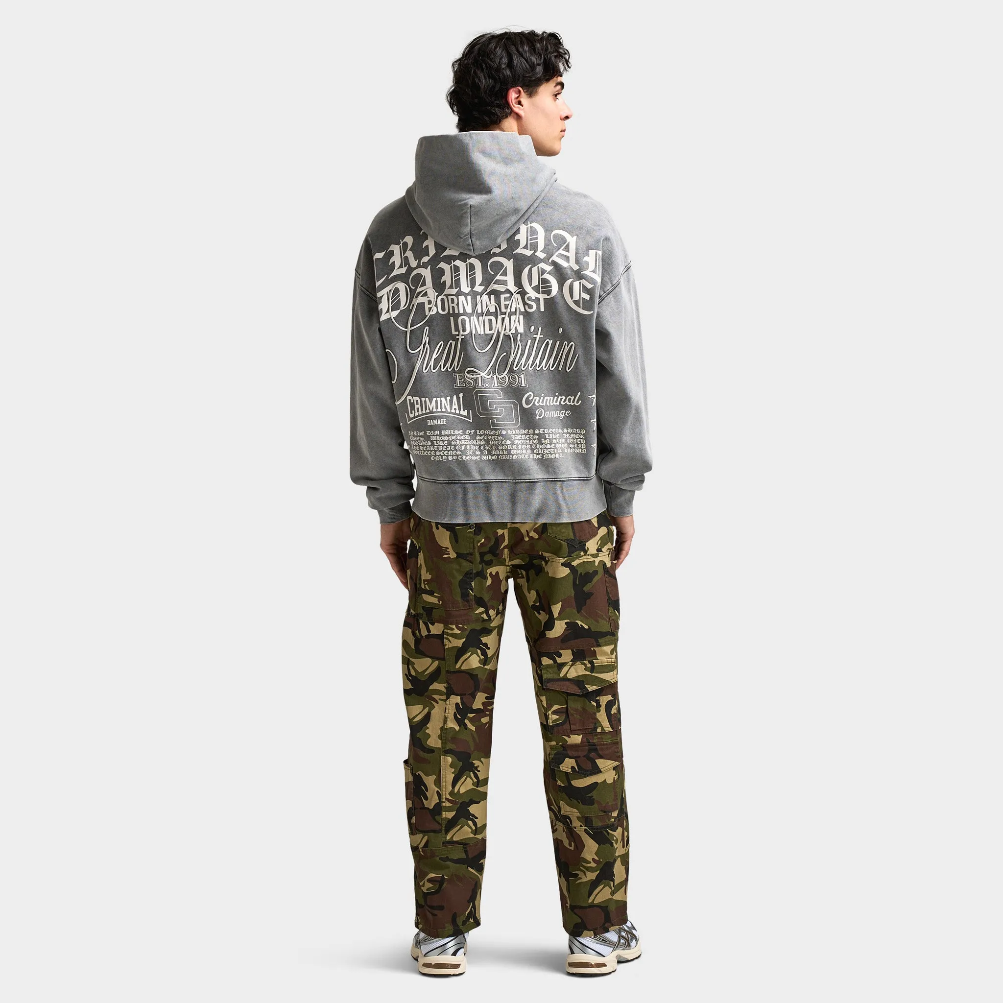 Criminal Damage Logo Mania Hoodie / Black sold by JD Sports product image thumbnail 5