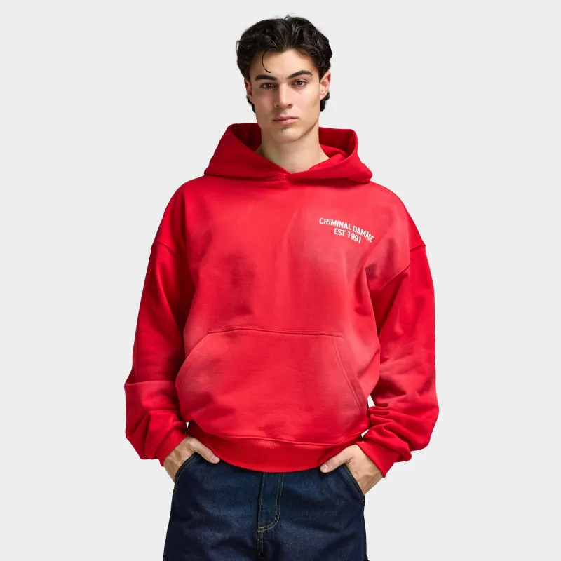 Criminal Damage Samurai Hoodie / Red made by Criminal Damage