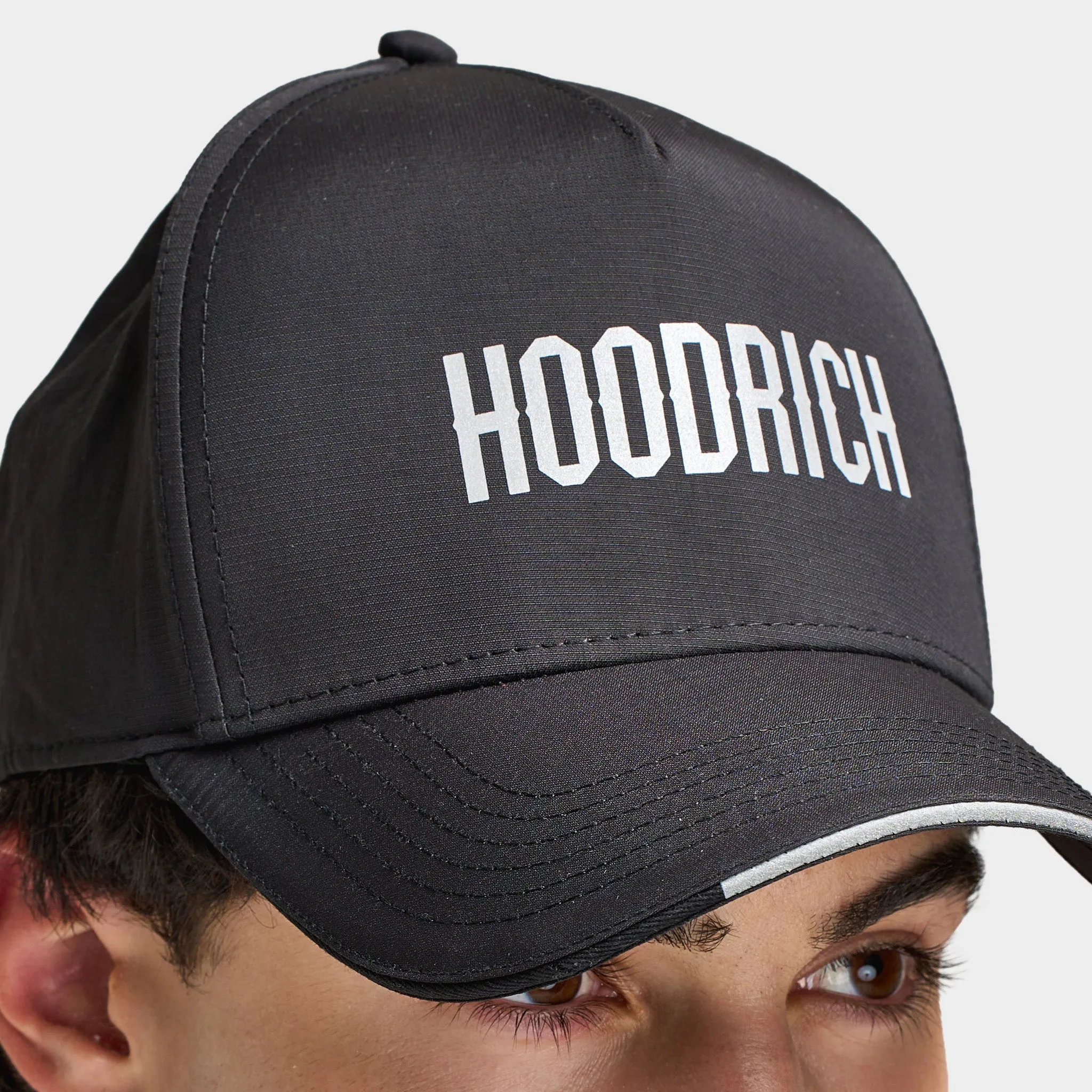 Hoodrich Shade 5 Panel Cap Black / Reflective sold by JD Sports product image thumbnail 4