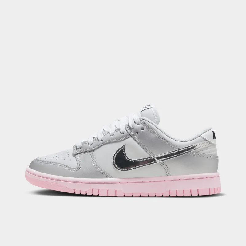 Nike Women's Dunk Low LX Photon Dust / Metallic Silver - Pink Foam sold by JD Sports