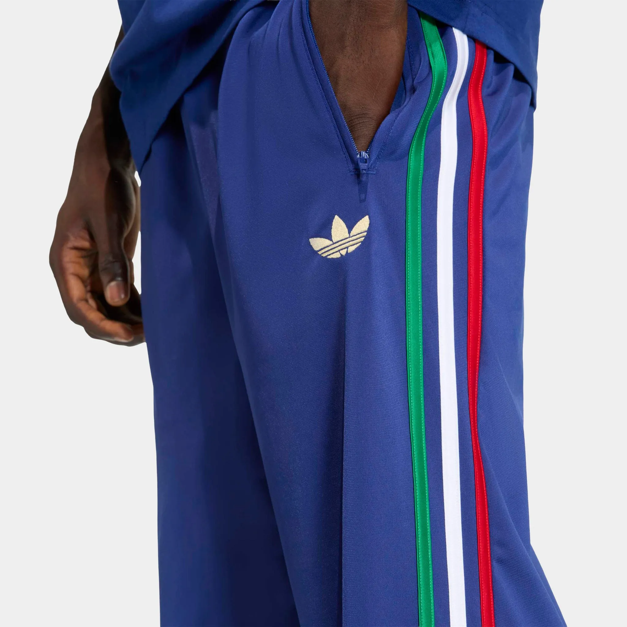 adidas Firebird Track Pants Victory Blue / Bold Green White sold by JD Sports product image thumbnail 3