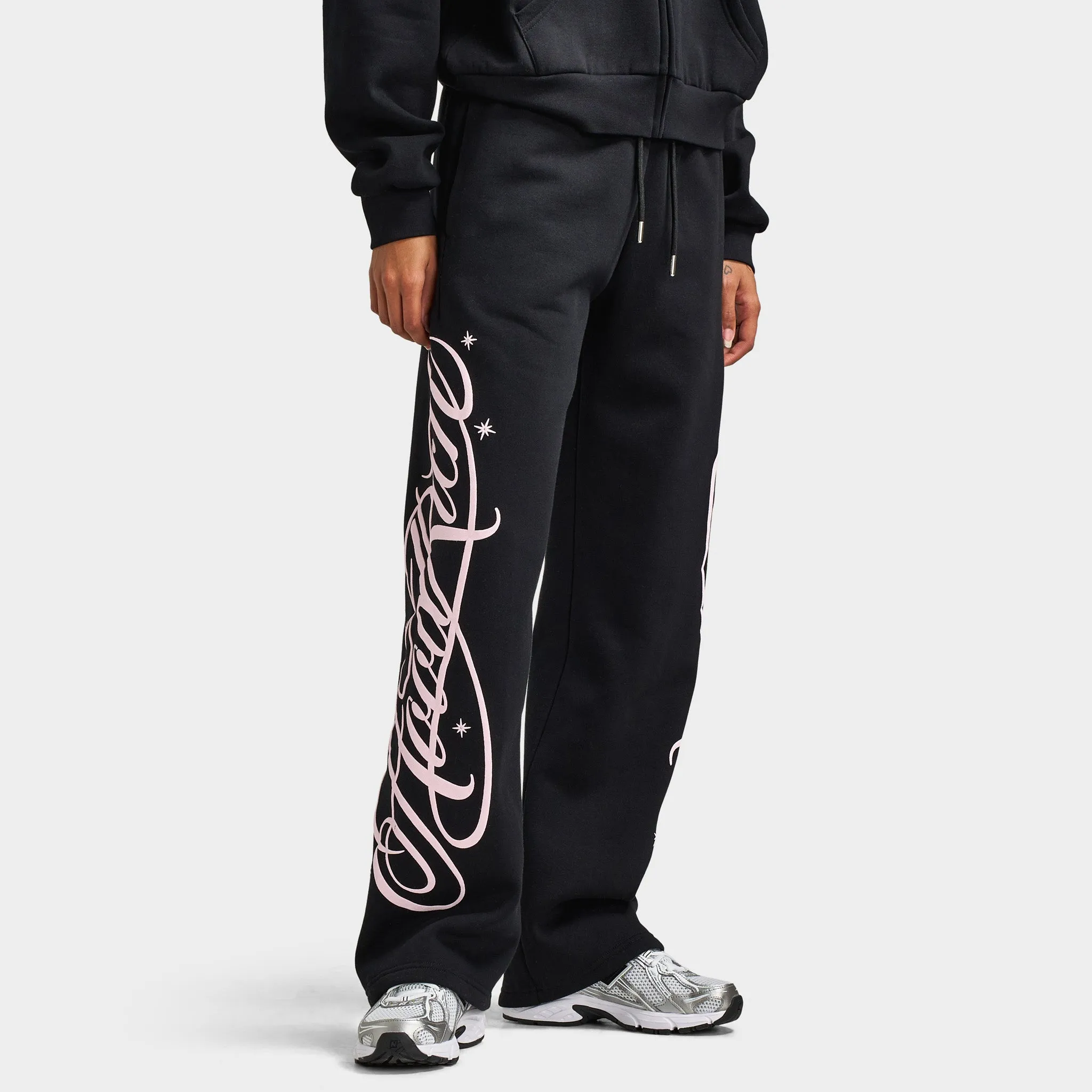 Hoodrich Women's Solace Wide Leg Joggers / Black sold by JD Sports product image thumbnail 4