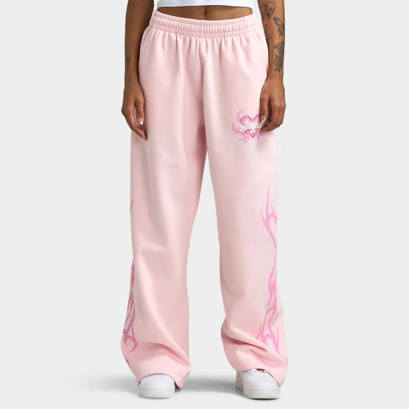 Hoodrich Women's Flux Oversized Wide Leg Joggers / Pink sold by JD Sports