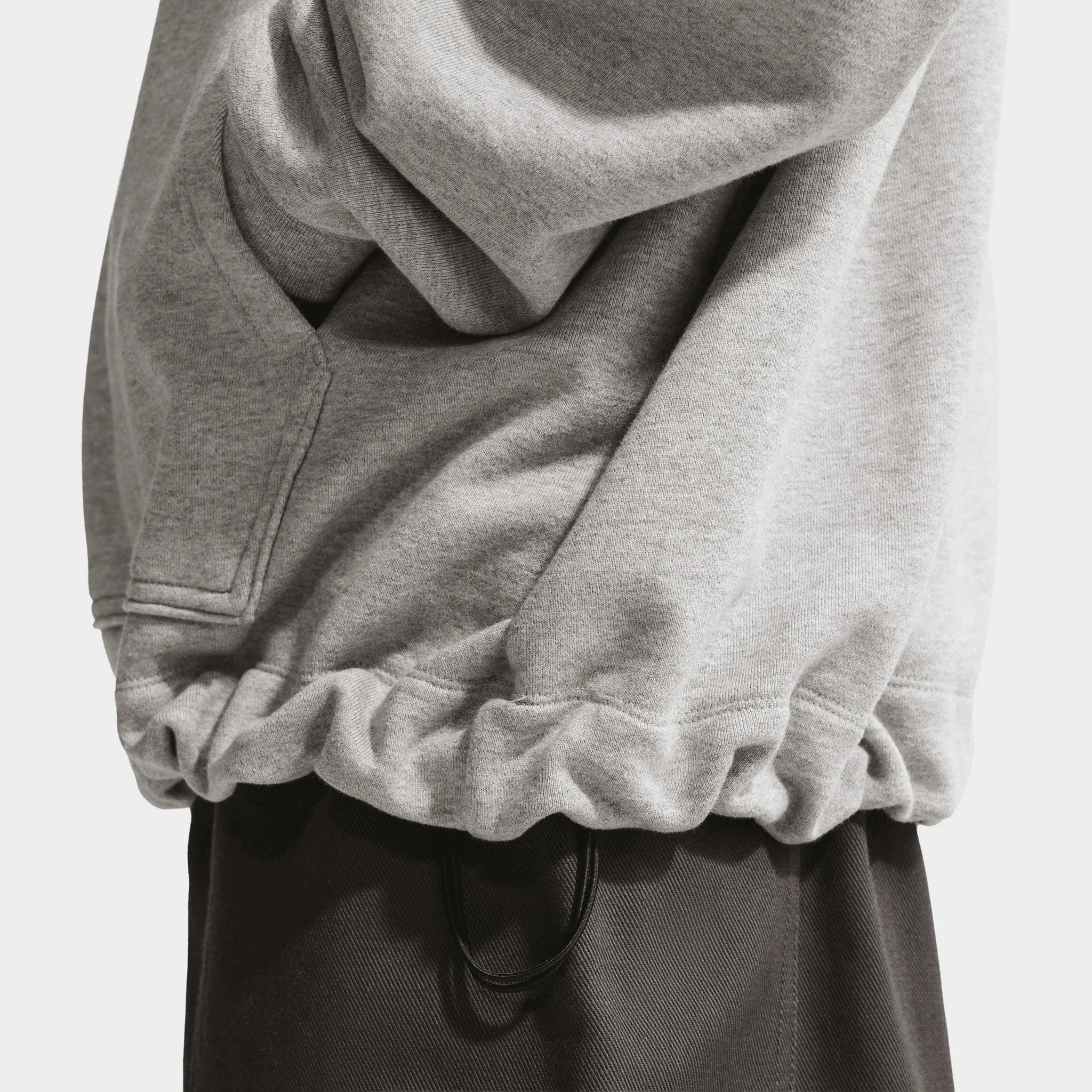 Nike Sportswear Oversized French Terry Hoodie / Grey Heather sold by JD Sports product image thumbnail 3